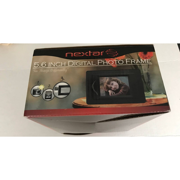 Nextar 5.6 Inch Digital Photo Frame Displays Instantly  New - Picture 3 of 5